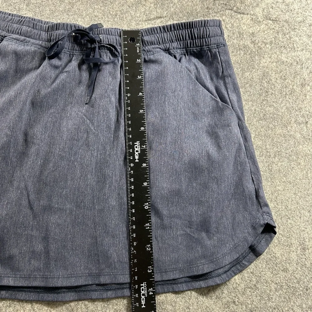 Lucy Activewear Skirt Womens Small Mini Nylon Stretch Athletic Blue